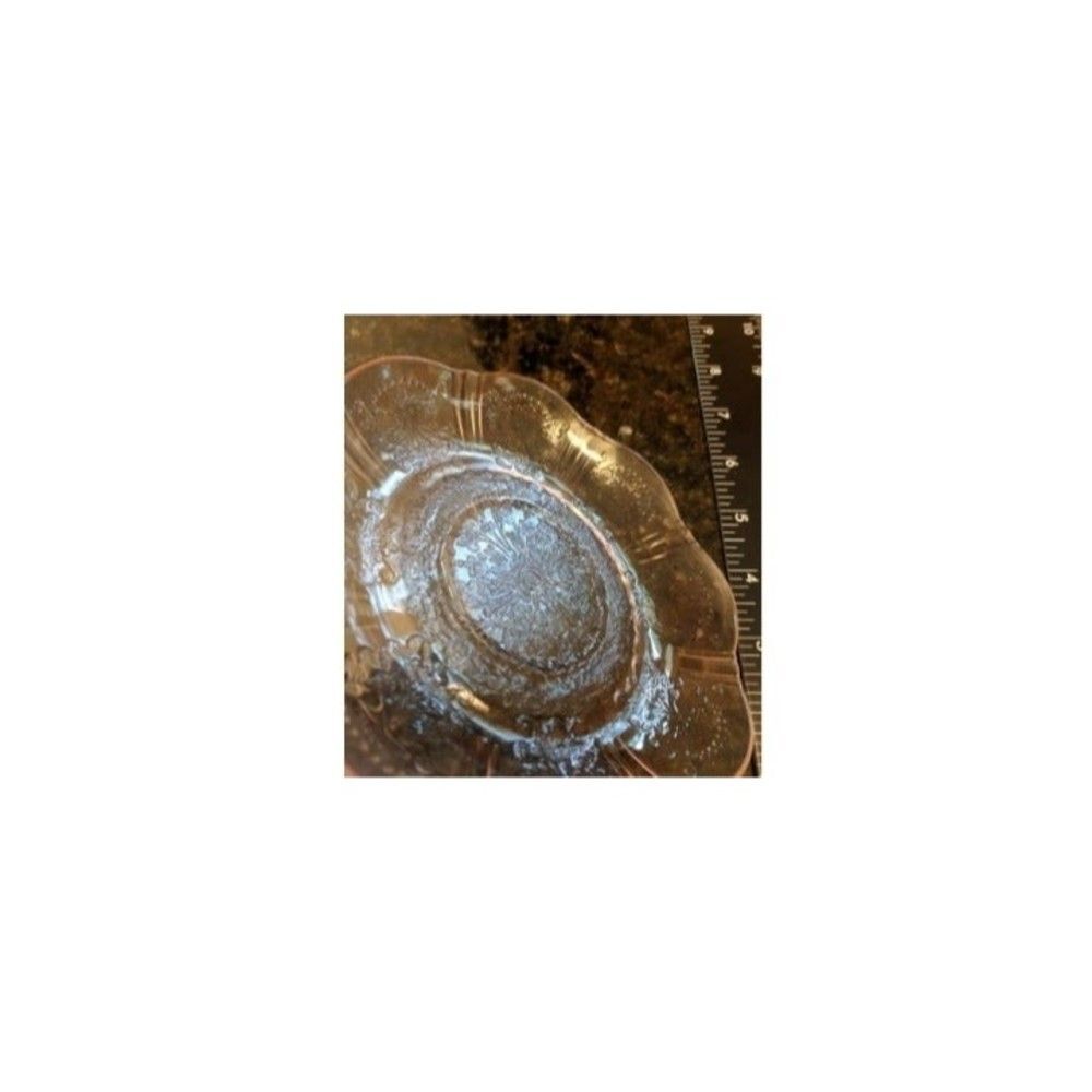 Rare pink depression glass small plate